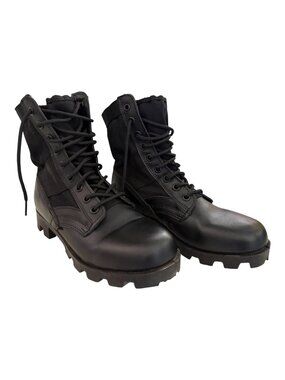 Rothco GI Style Jungle Boots Model 5081 Black Size 6R Military Combat No Insoles